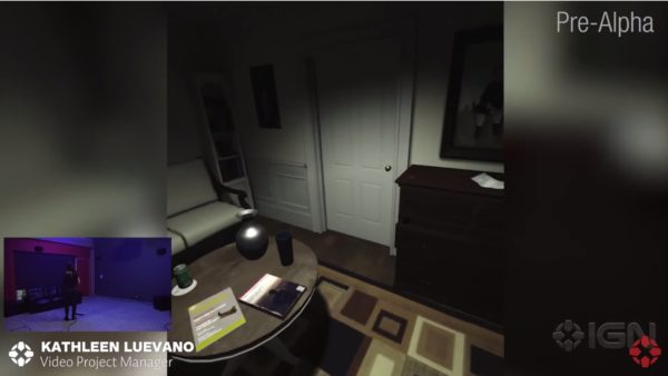 画像はIGN How Scary is the Paranormal Activity VR Game? より