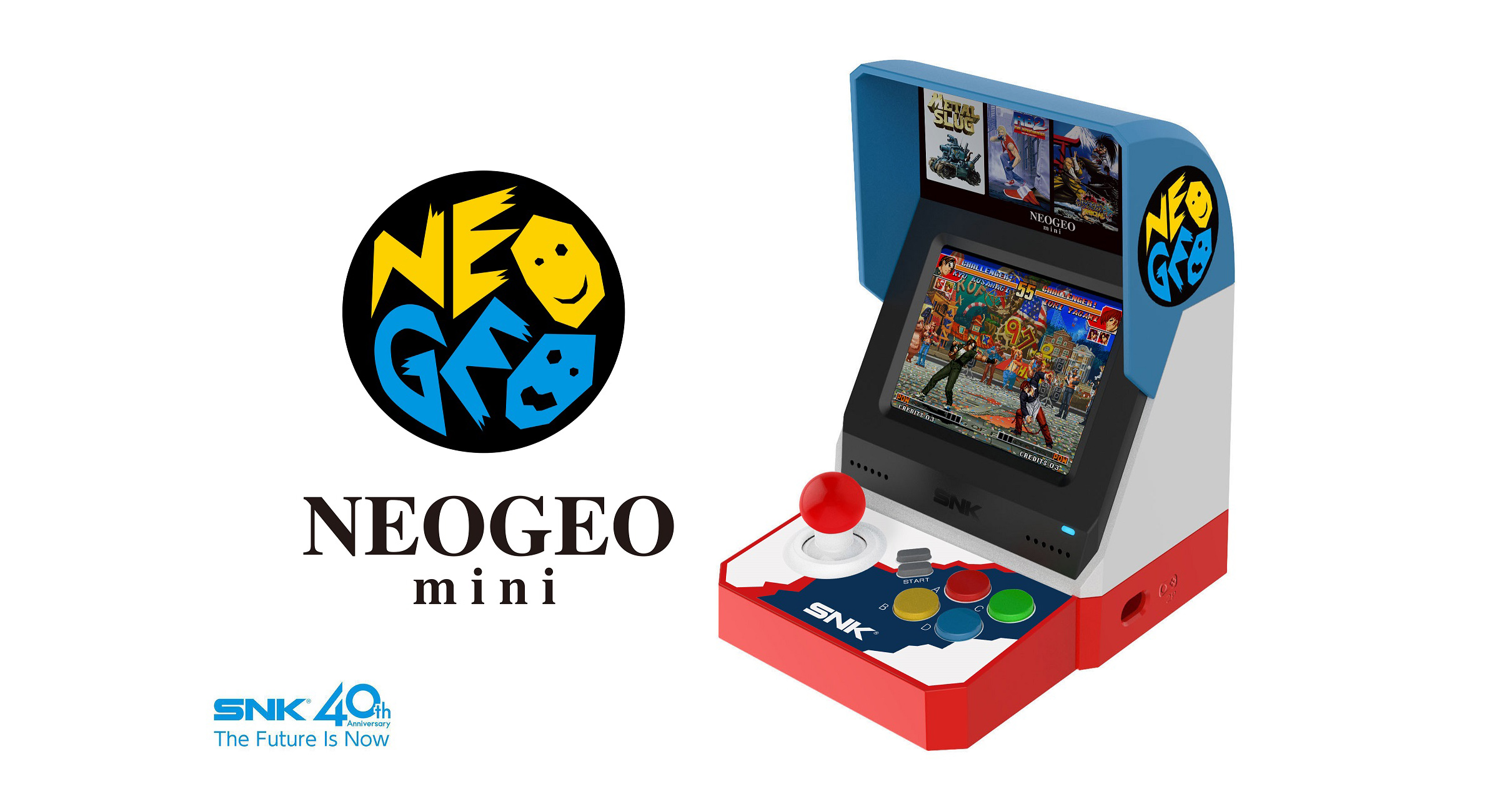 NEOGEO mini」正式発表。筐体風ゲーム機でテレビにつなげず遊べる