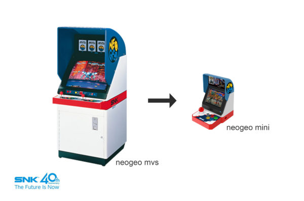 「NEOGEO mini」正式発表。筐体風ゲーム機でテレビにつなげず遊べる、ディスプレイとアケ風コントローラーが搭載_001
