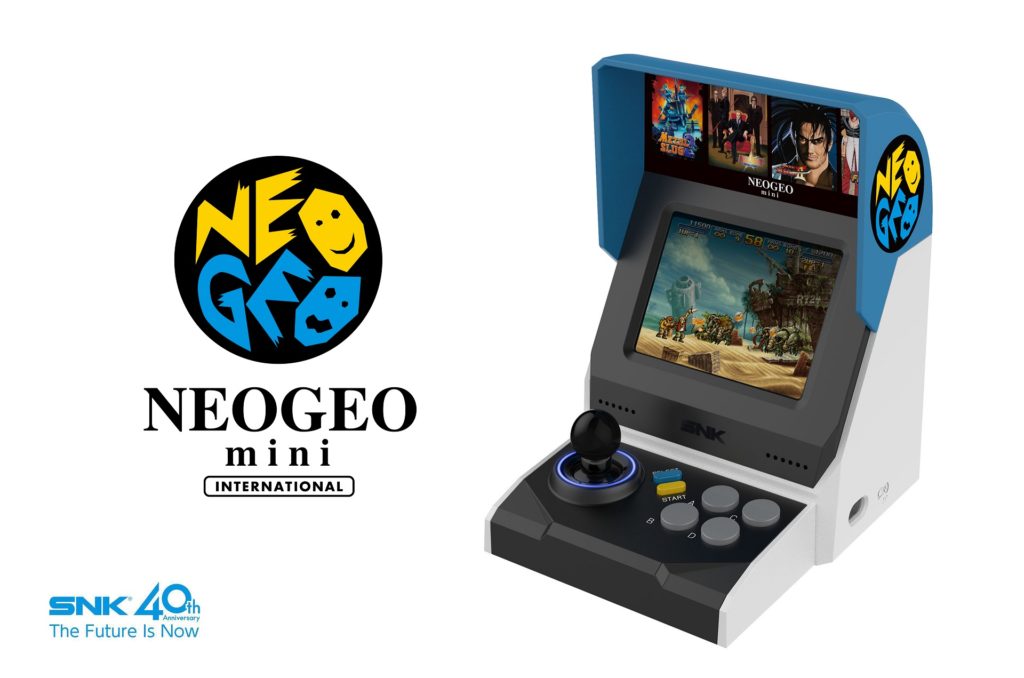「NEOGEO mini」正式発表。筐体風ゲーム機でテレビにつなげず遊べる、ディスプレイとアケ風コントローラーが搭載_003