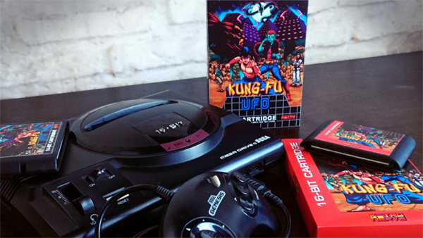 南米スタジオが開発中のメガドライブ向け新作ゲーム『Kung Fu UFO』本格始動。80・90年代のSFやカンフー映画から影響を受けた16bitの2Dアクションゲーム_001