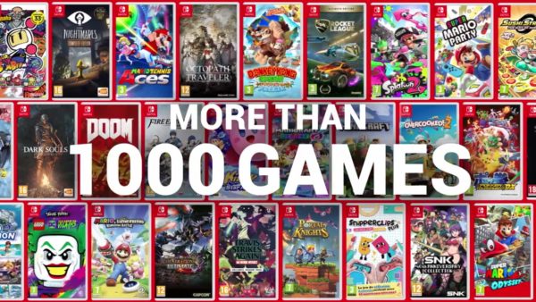 英任天堂、Nintendo Switch対応タイトルの1000本突破を祝して映像を公開。VC除くWii Uの約750本を抜く_001