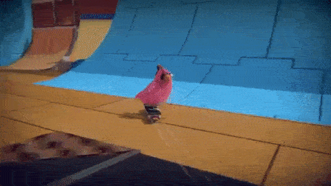 小鳥＋スケボ＝かわいい。“トニー”と呼ばれる“ホーク”が主役のスケボゲーム『SkateBIRD』正式発表_001