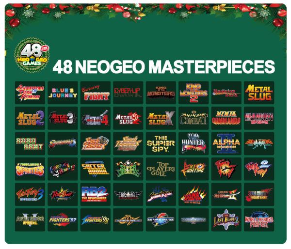 クリスマス限定版「NEOGEO mini」が発売決定。以前の復刻版にはなかった未収録の9作品が登場_004