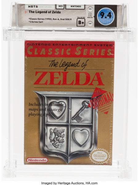 海外ファミコン版『ゼルダの伝説』がオークションで36万円で落札。流通量の少ないクラシックシリーズ版が未開封で出品_001