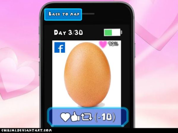 なんの変哲もない卵とツイッターやインスタを通じて恋愛するゲーム『World Record Egg』公開。いいねとリツイートを繰り返して仲良くなろう_002