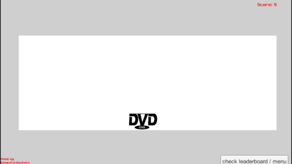 「あのDVDロゴ」がただ跳ね返るゲーム、誕生から20年以上の時を経て発売。『Bouncing DVD : The Game』がSteamで無料配信_001