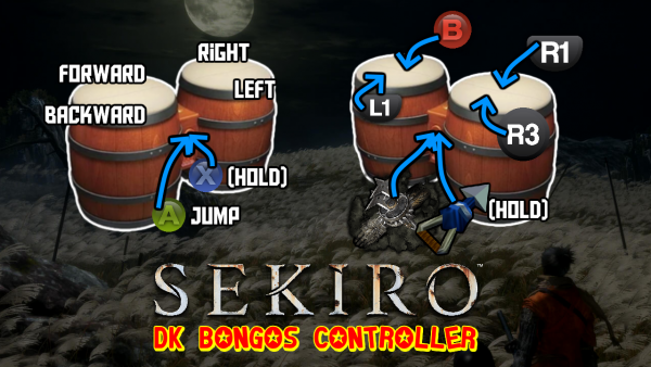『SEKIRO』を「タルコンガ」でクリアした凄腕ゲーマーが現る。リズムゲームのように攻略、敵の攻撃にあわせてビートを刻む_002