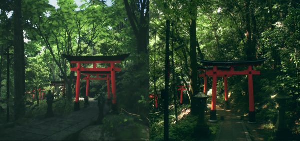 写真家が伏見稲荷を再現したウォーキングシム『Explore Kyoto’s Red Gates』リリース。まるで日本の夏をそのまま切り取ったかのような美しい風景を歩く_001