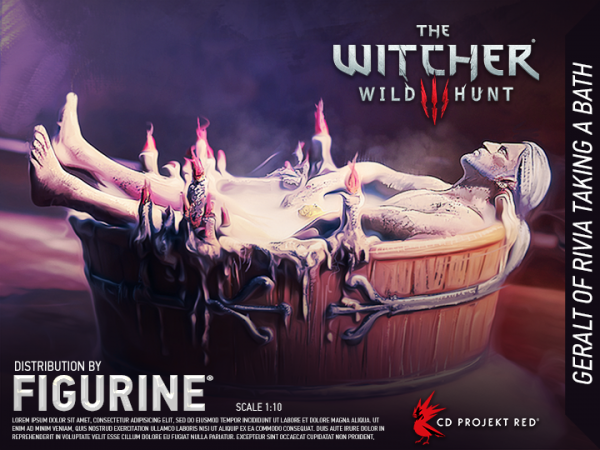 『The Witcher 3』の印象的なオープニングシーンより「ゲラルトの入浴シーン」がフィギュア化。CD PROJECT REDのエイプリルフール企画が現実に_002