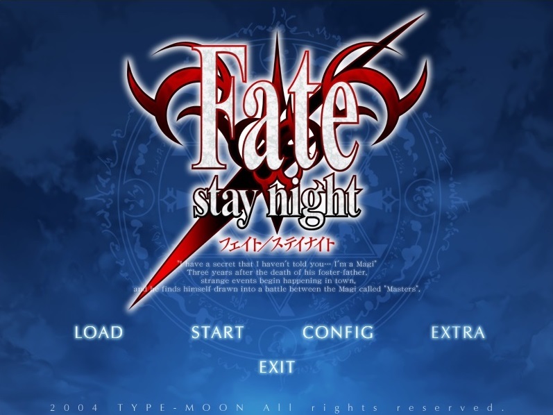 Fate/stay night + hollow ataraxia
