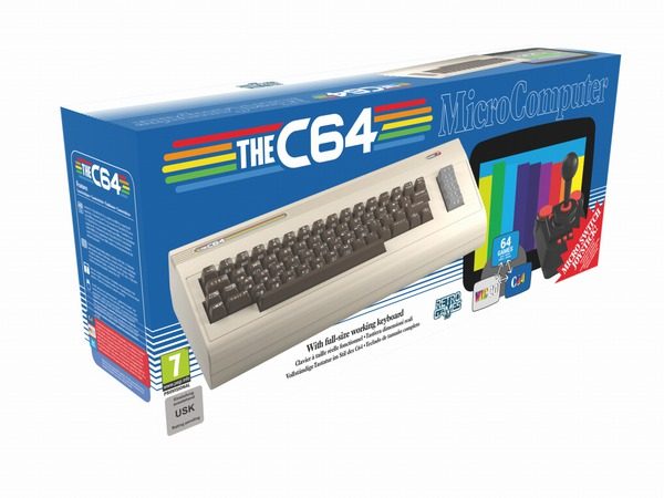 「コモドール64」の復刻コンソール「THEC64」12月5日に発売決定。オリジナルを再現したキーボード型の本体に64本のゲームをインストール、外部プログラムの動作も可能_001