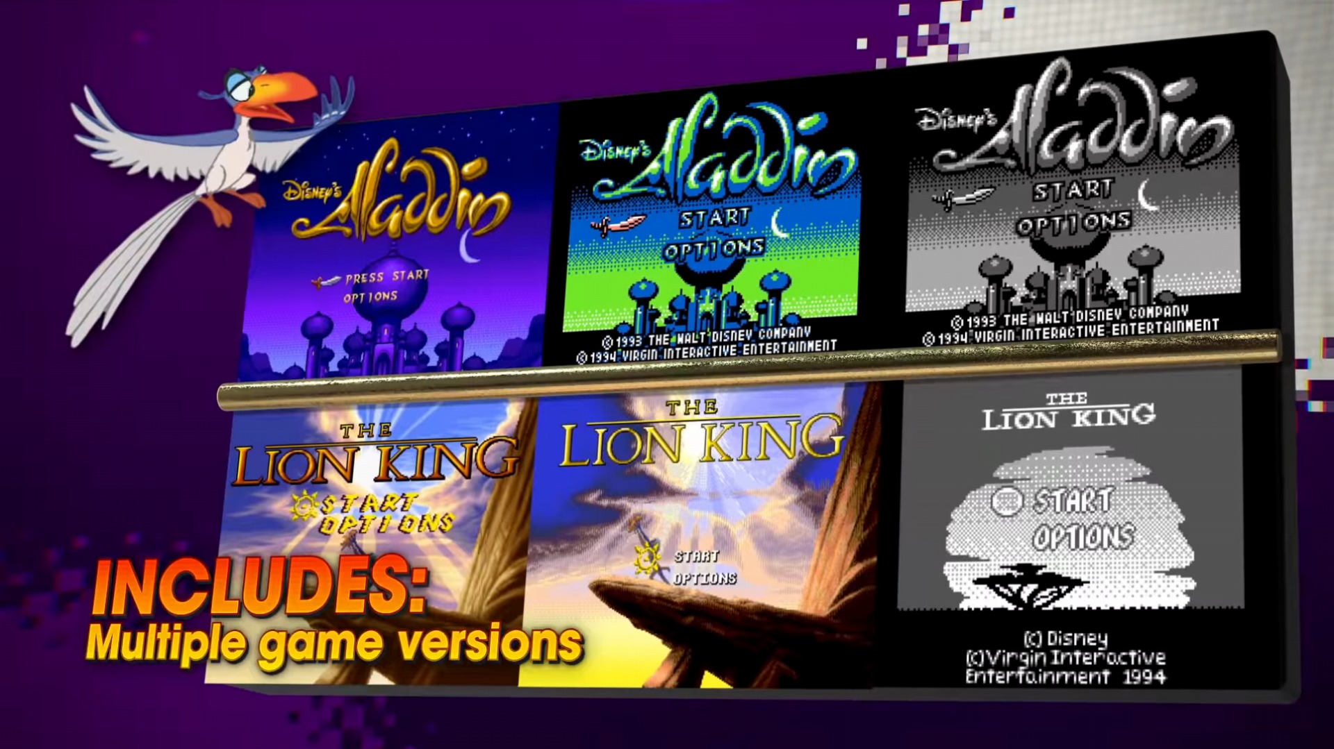 映画『アラジン』と『ライオンキング』のゲーム化作品を収録した『Disney Classic Games: Aladdin and The Lion King』発表_002