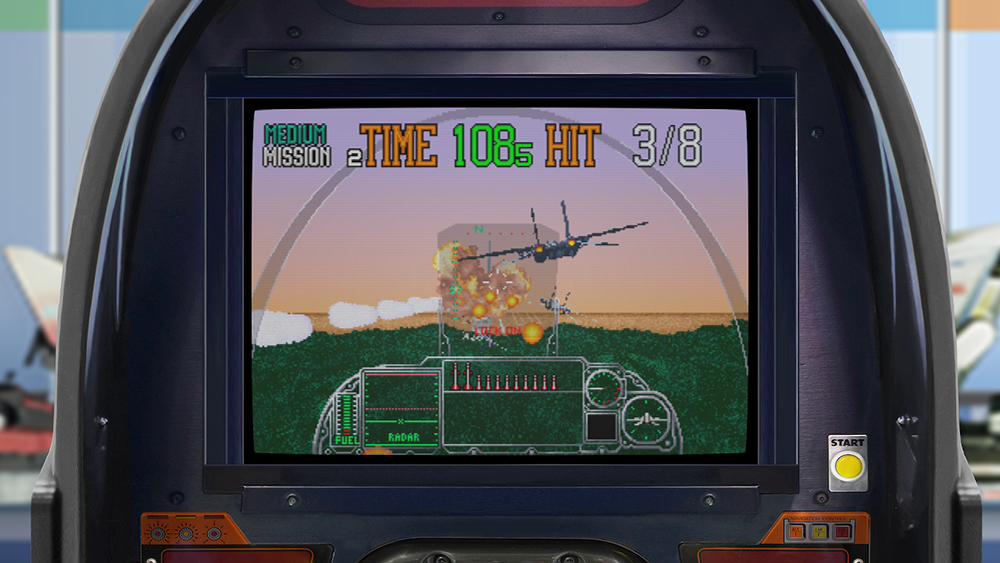 『SEGA AGES』より1990年の体感ゲーム『G-LOC』が近日配信予定。バルカンとミサイル、スロットルだけのシンプルな操作でジェット戦闘機による爽快な空戦を楽しめる_004