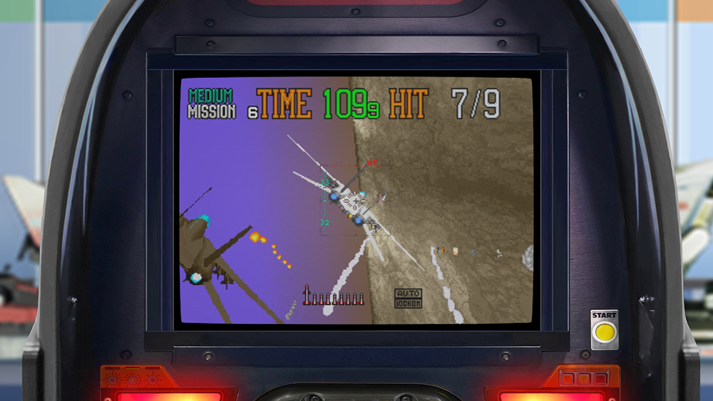 『SEGA AGES』より1990年の体感ゲーム『G-LOC』が近日配信予定。バルカンとミサイル、スロットルだけのシンプルな操作でジェット戦闘機による爽快な空戦を楽しめる_006