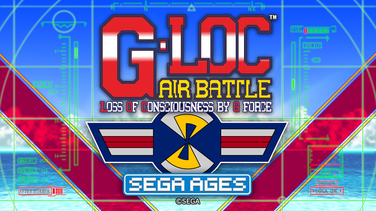 『SEGA AGES』より1990年の体感ゲーム『G-LOC』が近日配信予定。バルカンとミサイル、スロットルだけのシンプルな操作でジェット戦闘機による爽快な空戦を楽しめる_003