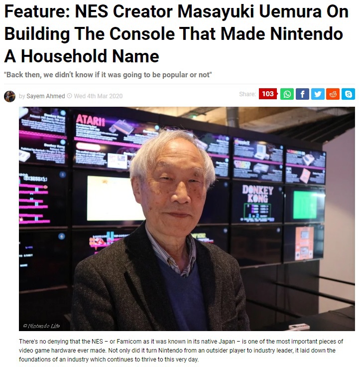 ファミコンの生みの親・上村雅之氏のインタビューが公開。海外版カセットが大きい理由やワイヤレス化の話が伝えられる_001