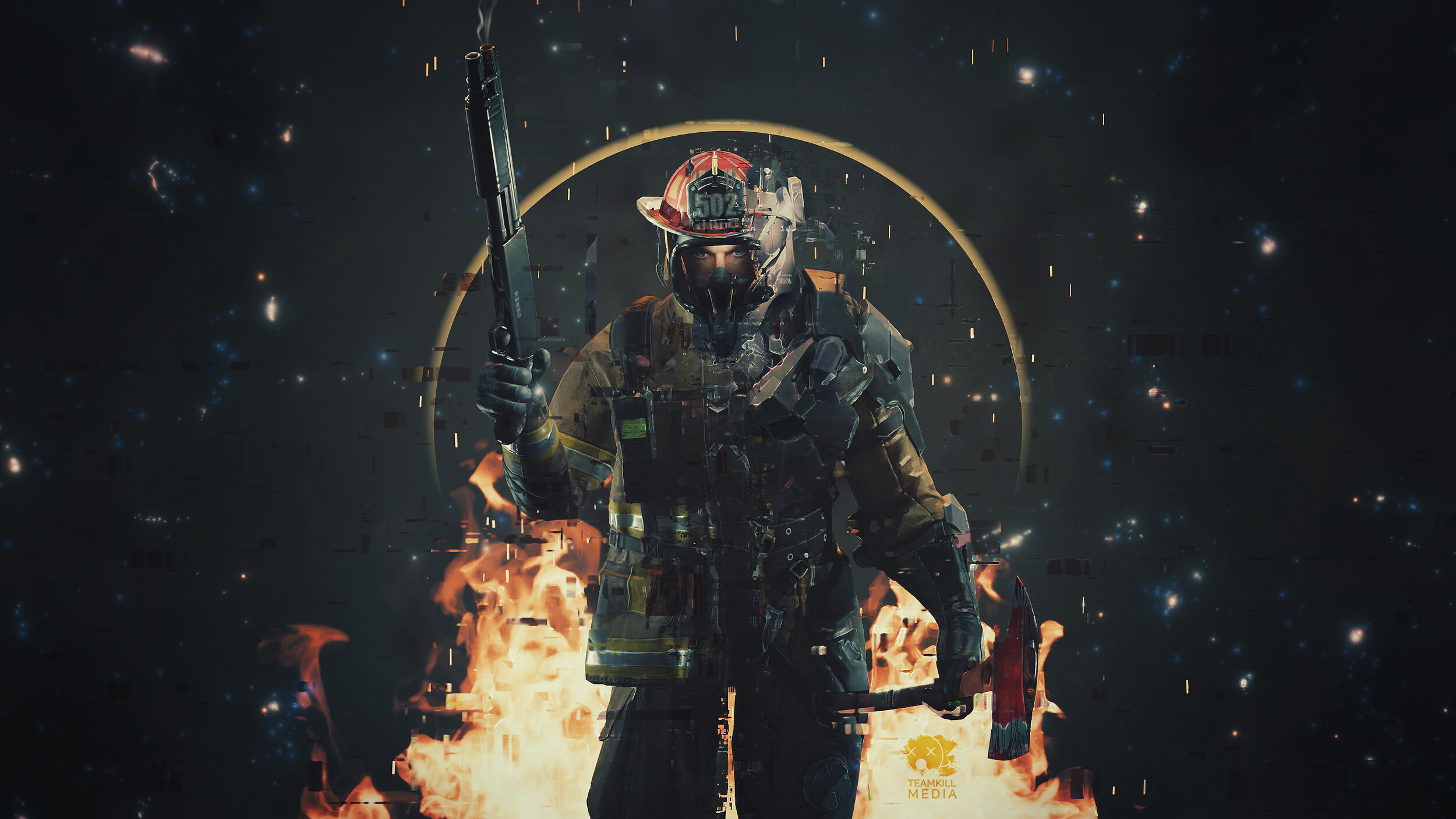 PS5向け消防士ホラーFPS『QUANTUM ERROR』最新映像が公開。救助に向かった研究施設で待ち受ける火災と恐怖_001