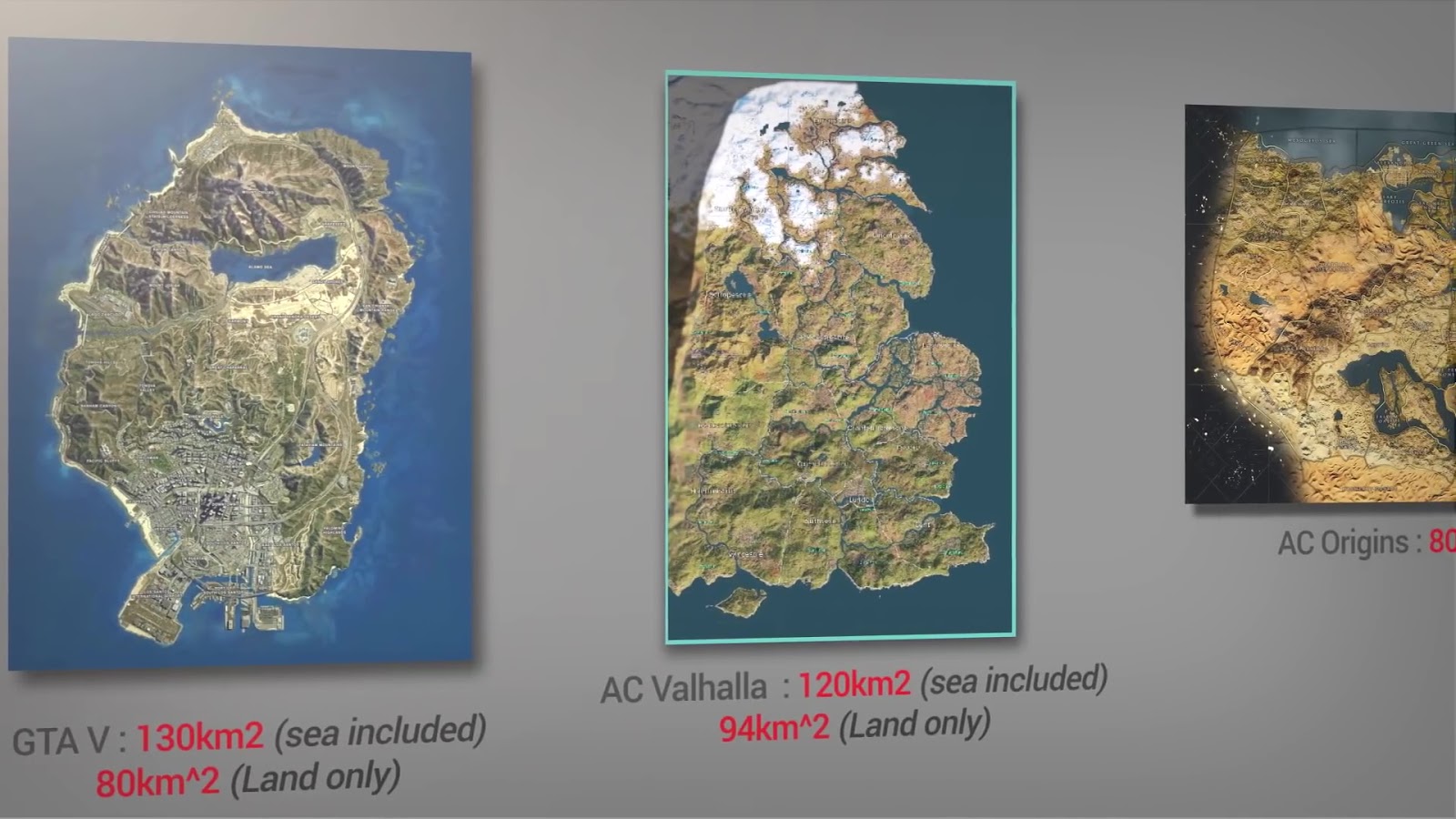 オープンワールドゲームのマップの広さを比較する動画の2020年最新版発表。『サイバーパンク2077』や『アサクリヴァルハラ』を抜き、地球をまるごと再現した『Microsoft Flight Simulator』が歴代1位へ_002