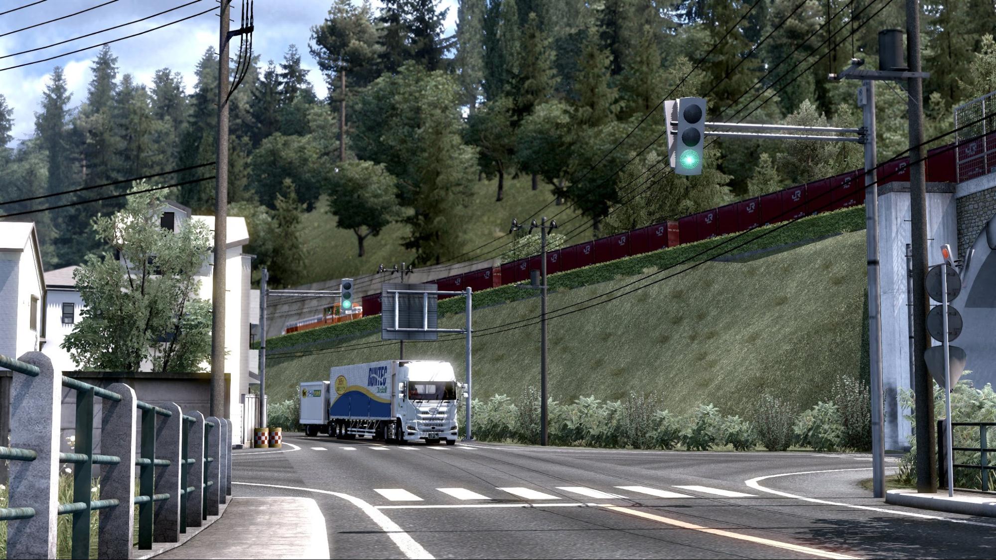 トラック運転シミュレーター Euro Truck Simulator 2 に日本マップを追加するmod Project Japan のバージョン1 0がリリース 四国や関西 北陸地方をテーマにした巨大マップ