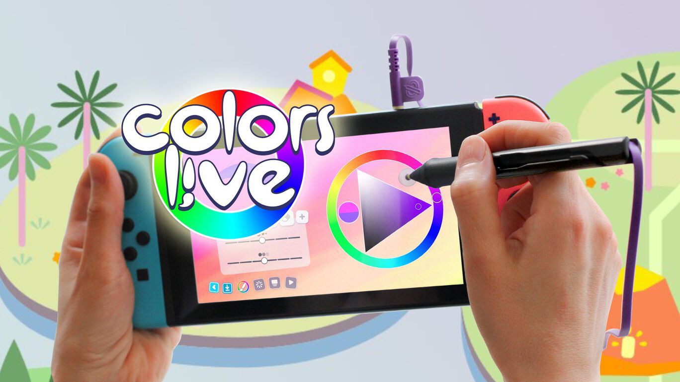 Nintendo Switch向けお絵かきソフト『Colors Live』が9月16日発売。筆圧検知ができる専用スタイラスペン「Colors SonarPen」も発売へ_002