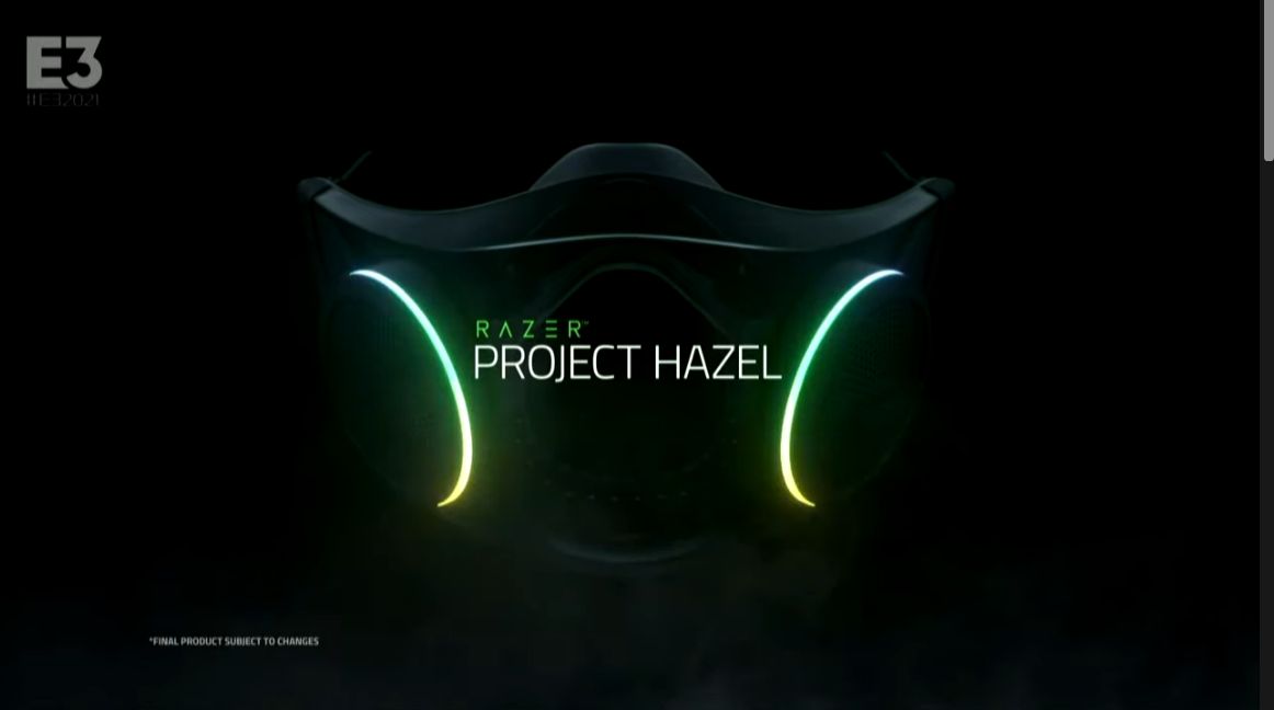 Razer、ゲーミングマスク『Project Hazel』を2021年第4四半期に発売すると発表。外科用マスク並の性能を持ち、内部は暗くなると自動点灯。アンプ付属によりスムーズな会話が可能に_001
