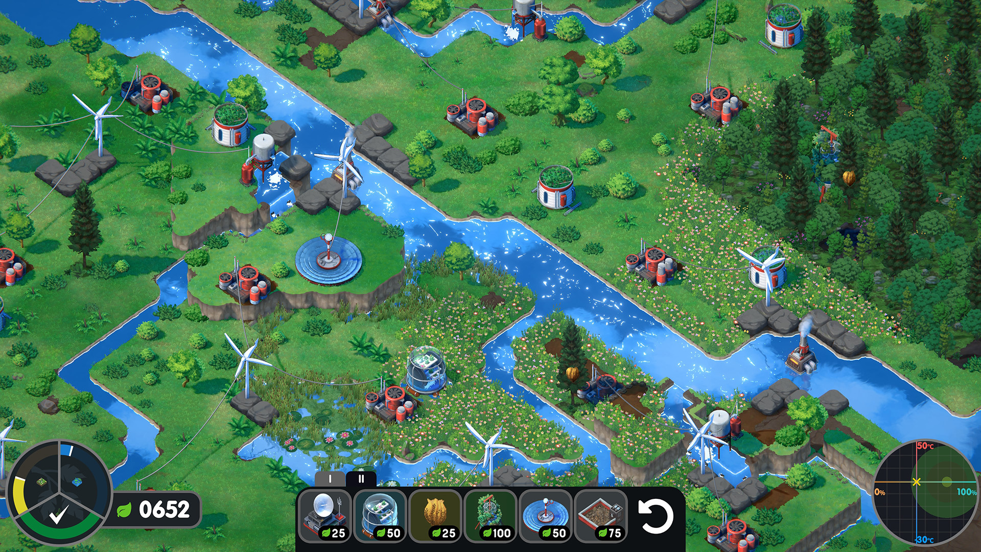 不毛な大地をよみがえらせる都市設計パズルゲーム『Terra Nil』の最新映像が公開。Devolver Digitalから発売決定、美しい手書き風アニメーションで壮大な自然を感じるビジュアル特徴_001