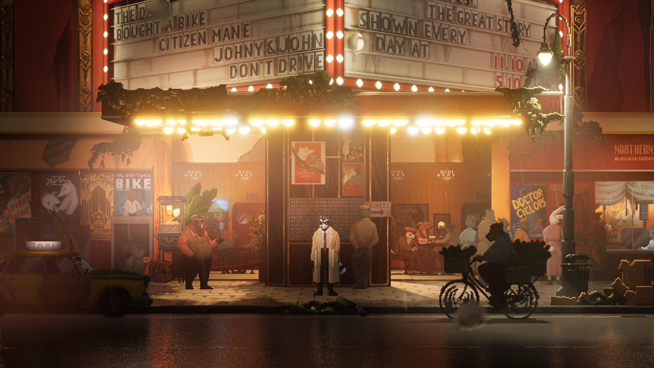 アライグマ探偵がディストピアを歩むミステリーアドベンチャーゲーム『Backbone』の新作が2022年に発売決定。ピクセルアートに3D効果を重ねた独特の視覚効果が魅力の作品_002