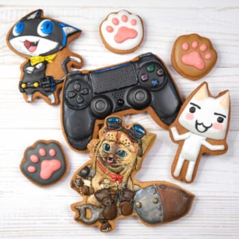 ゆかりの“猫キャラ”やPS4用コントローラーをクッキーで再現する動画が公開_002