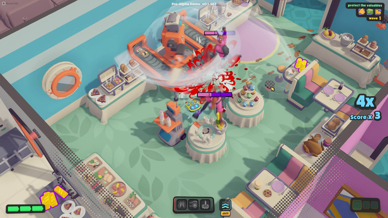 ロボット掃除機になって悪党たちを「掃除」するアクションゲーム『Justice Sucks』の新映像が公開。電子機器やロボットをハッキングし即席のトラップに変えていく_001