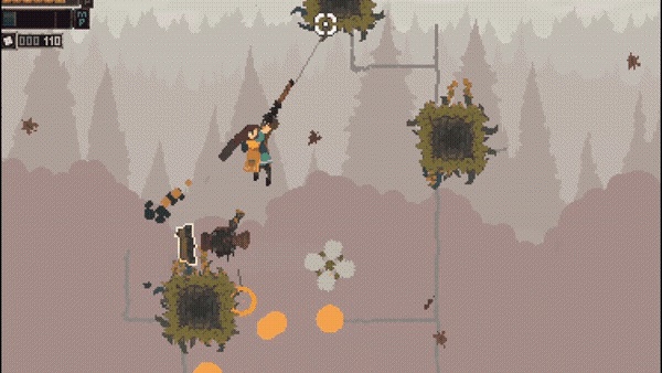 グラップルフックと銃を駆使して魔女や機械と戦う探索型アクション『Rusted Moss』が2023年2月に発売決定_005