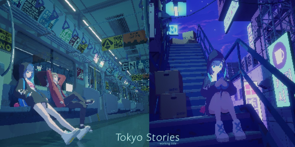 “人のいない東京”を淡いピクセルアートで描くアドベンチャーゲーム『Tokyo Stories』のSteamストアページが公開_005