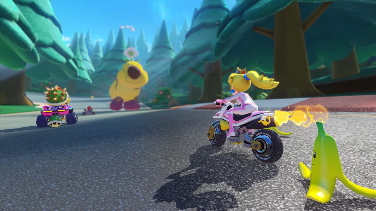 『マリオカート８ デラックス コース追加パス』第4弾では「DS マリオサーキット」や「Wii DKスノーボードクロス」など8つの人気コースが登場。新登場キャラは9色から選べるキャサリンに_004