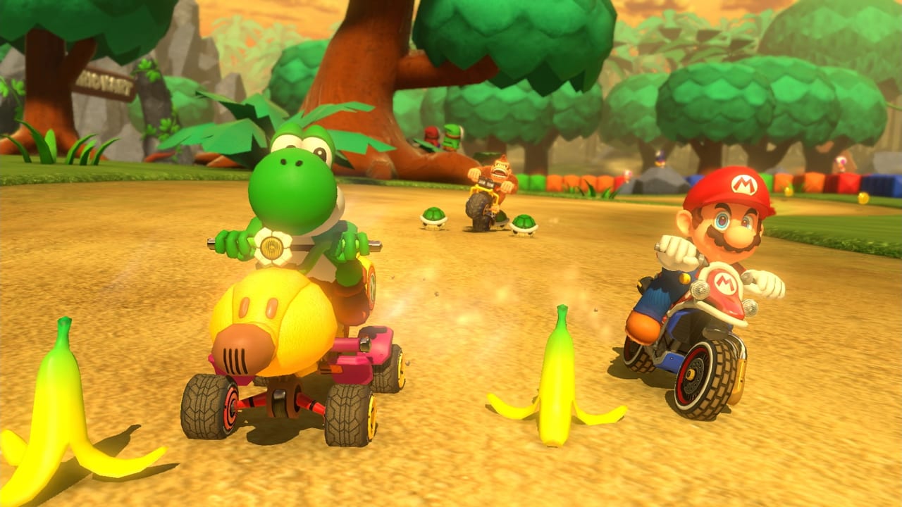 『マリオカート８ デラックス コース追加パス』第4弾では「DS マリオサーキット」や「Wii DKスノーボードクロス」など8つの人気コースが登場。新登場キャラは9色から選べるキャサリンに_018