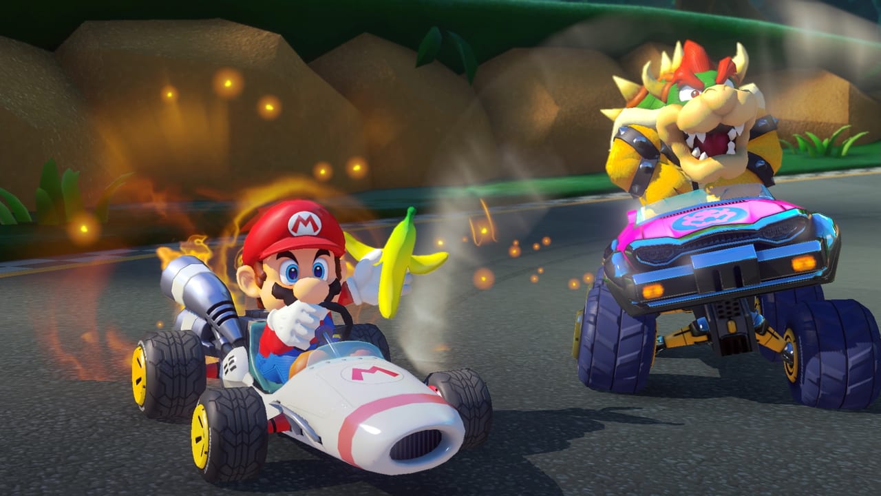 『マリオカート８ デラックス コース追加パス』第4弾では「DS マリオサーキット」や「Wii DKスノーボードクロス」など8つの人気コースが登場。新登場キャラは9色から選べるキャサリンに_005