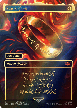 『マジック:ザ・ギャザリング』と『指輪物語』のコラボで世界で一枚だけの「一つの指輪／The One Ring」が誕生_001