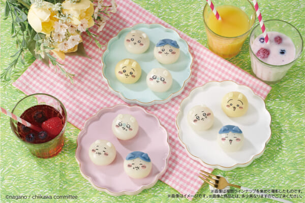 『ちいかわ』の和菓子「食べマスモッチ」がファミリーマートで発売決定。シークレット含む6種類の表情を楽しめる_001