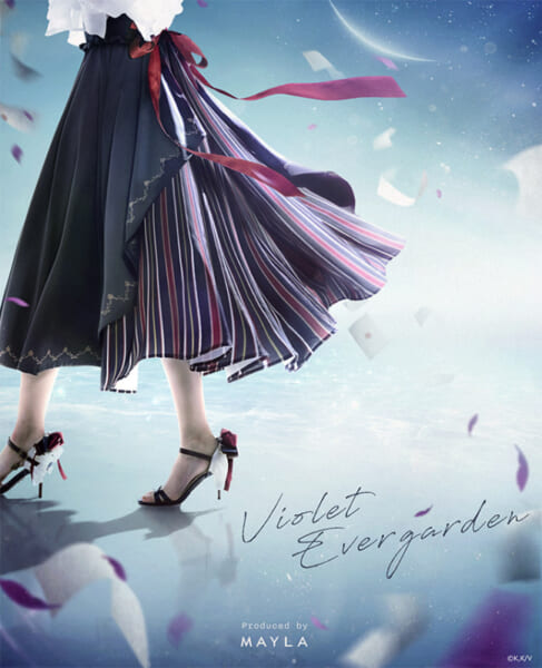 『ヴァイオレット・エヴァーガーデン』のスカートが発売。「MAYLA」コラボ第四弾_001