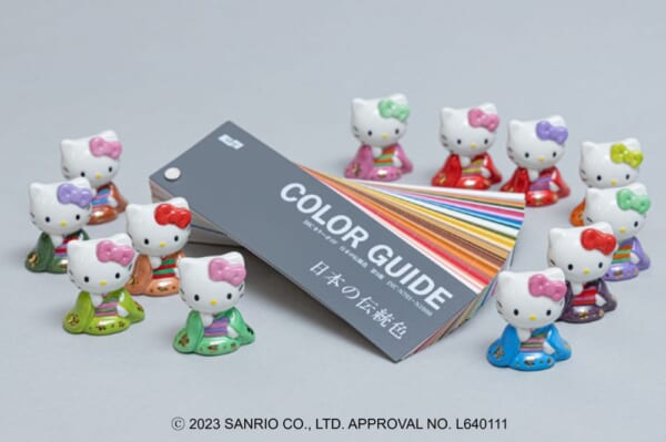 日本の伝統色の「ハローキティ」が数量限定で発売。色見本帳「DICカラーガイド」とのコラボアイテム_002