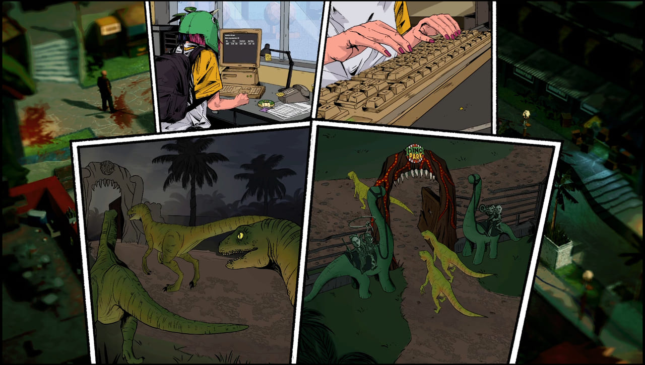 “お掃除”クライムアクションゲーム『シリアルクリーナーズ』にて恐竜の生息する島を舞台にした追加コンテンツが発売_011
