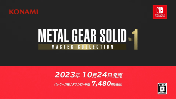『METAL GEAR SOLID: MASTER COLLECTION Vol.1』の発売日が10月24日に決定_001