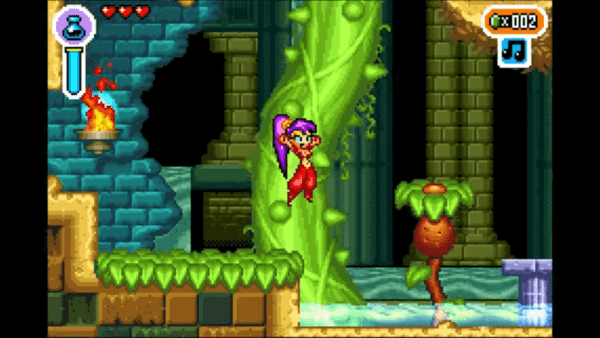 『Shantae Advance: Risky Revolution』がゲームボーイアドバンス互換のゲームカートリッジで物理的に_003