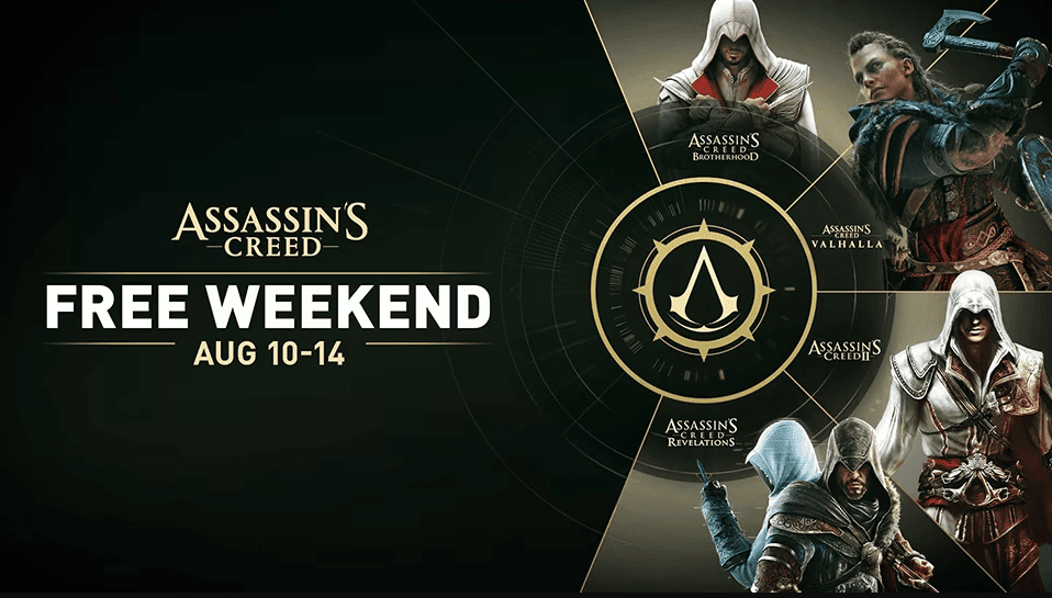 A free weekend to play up to 5 Assassin’s Creed series for free
