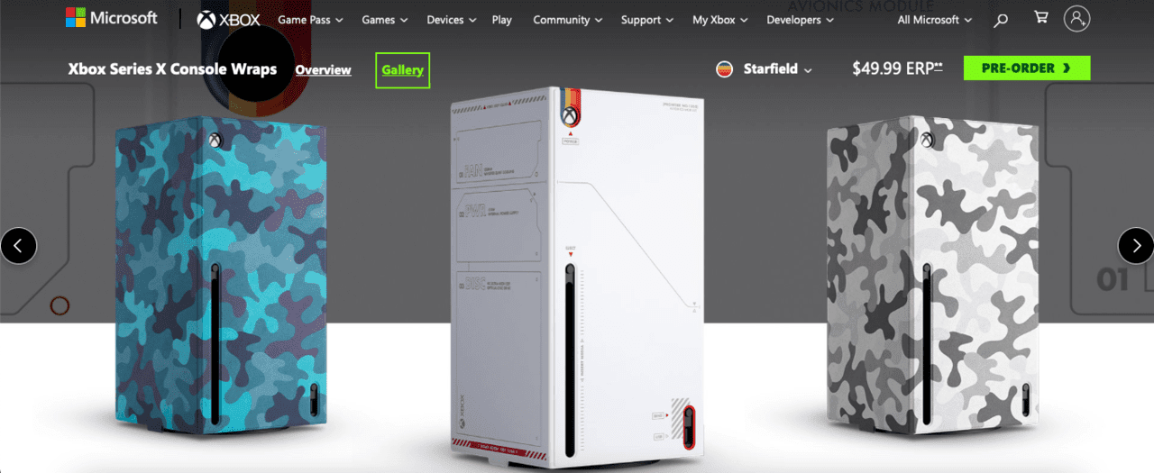 Xbox Series Xに装着できるカバー「コンソール ラップ」が発表