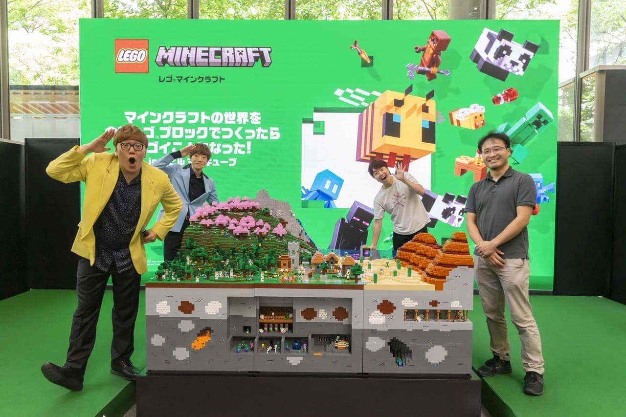 重さ約500キロ！10万個以上のピースで組み上げられた「レゴ マインクラフト」の大型ジオラマが東京・丸ビルにて展示中_006