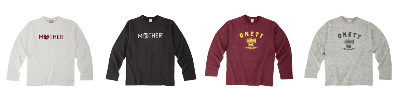 MOTHER』デザインのロングスリーブTシャツが発売決定
