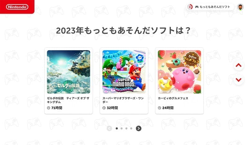 「Nintendo Switch 2023 ～今年の振り返り～」がスタート_002