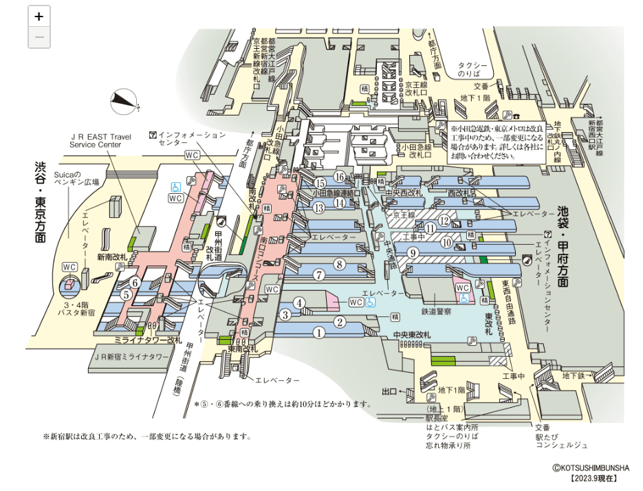 「Shinjuku Station Indoor」が公開。「新宿駅ダンジョン」を3Dで見れるサイト_001