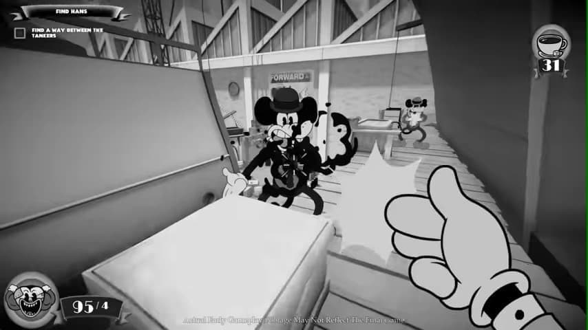 『Mouse』のゲームプレイ映像が公開。1930年代アニメ風ネズミFPS_003