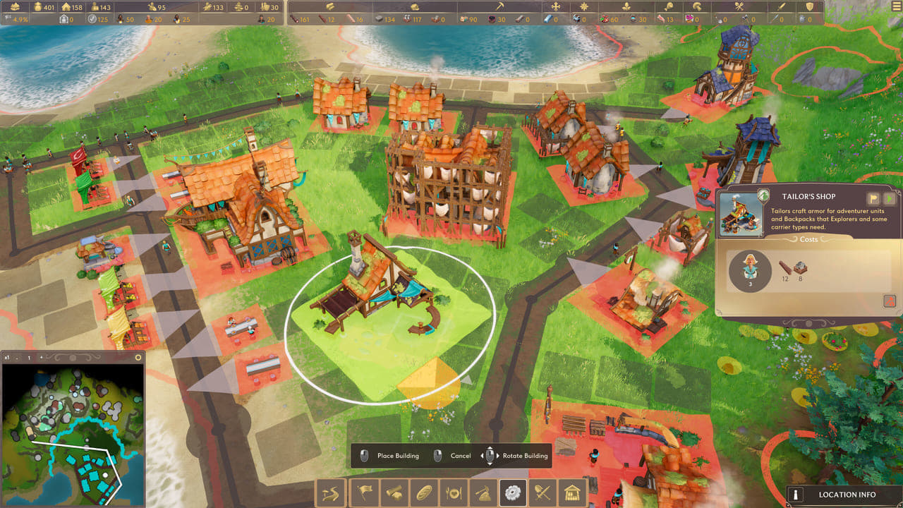ファンタジー世界で町づくりが楽しめるゲーム『Pioneers of Pagonia』がSteamにて「非常に好評」スタート_001